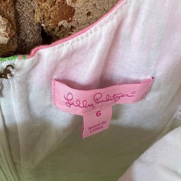 Lilly Pulitzer Chin Chin Nina Shift Floral Dress Embroidery - Picture 3 of 8